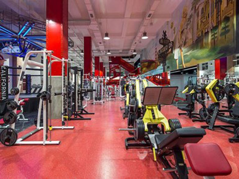 Sàn nhựa cao cấp Phòng tập gym California Fitness