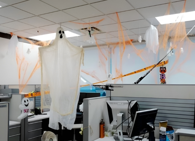 Trang trí Halloween cho văn phòng