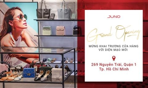 Juno mừng khai trương cửa hàng thứ 75  Đồng giá giày 200K  250K