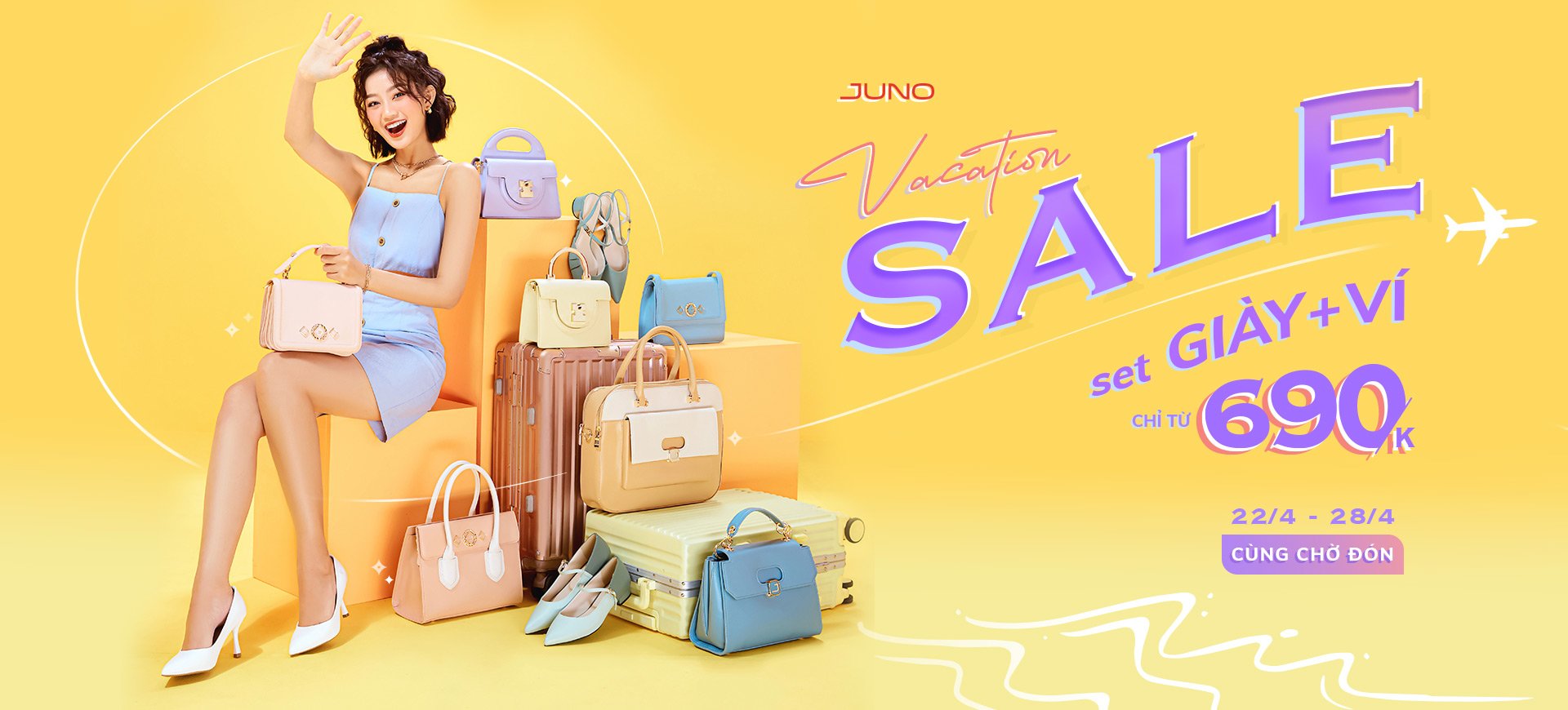 Vacation Sale bộ đôi đồng giá từ 690k