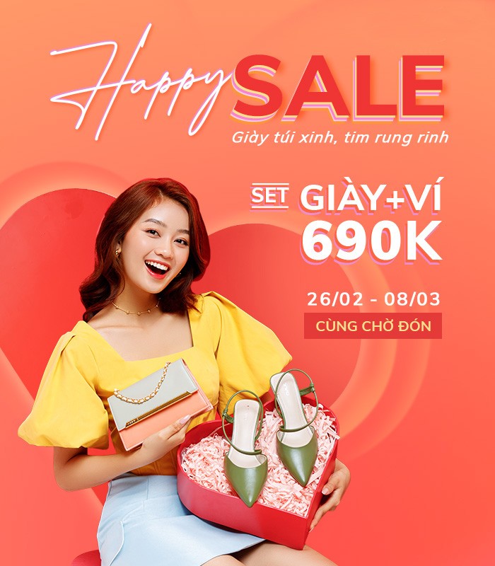 Happy Sale giày túi 690k