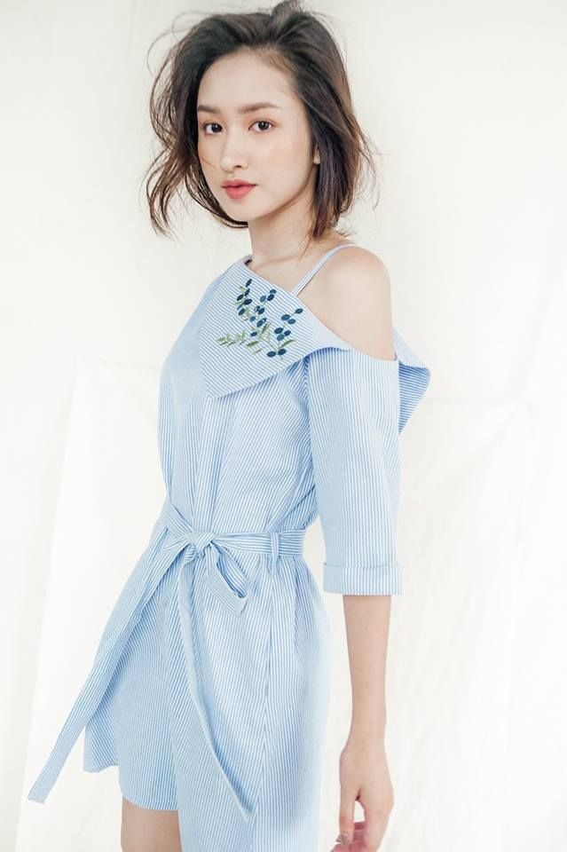 Váy Summer Floral màu xanh dương cho bé gái – BN3167