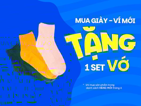 Khi Mua Túi Mới được Tặng Set 01 Nón + 01 Dép bất kì