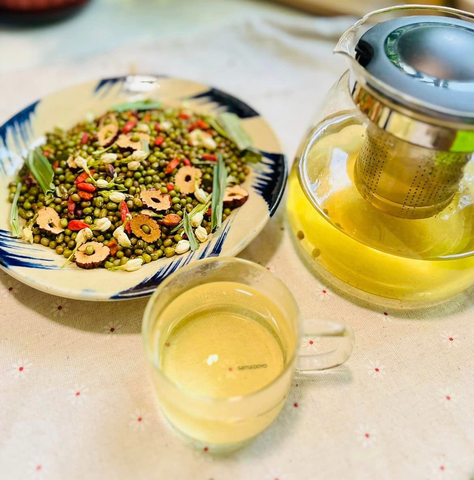 Công Dụng Tuyệt Vời Của Trà Đậu Xanh Thảo Mộc