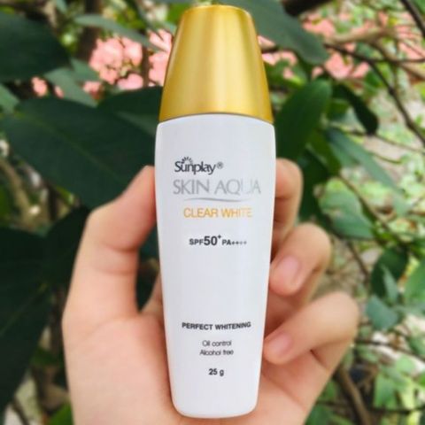 Review Dòng Sữa Chống Nắng Da Sáng Mịn Sunplay Skin Aqua