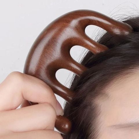 Review Lược Gỗ Đàn Hương Massage Da Đầu TOOLA