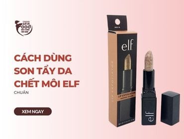 Cách dùng son tẩy da chết môi ELF chuẩn