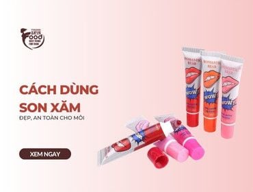 Cách dùng son xăm ĐẸP, AN TOÀN cho môi