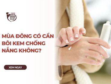 Mùa đông có cần bôi kem chống nắng không?