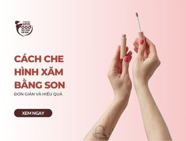 Cách che hình xăm bằng son ĐƠN GIẢN và HIỆU QUẢ
