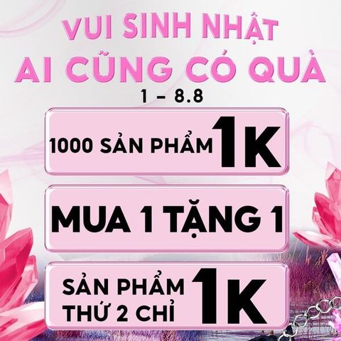 Vui chương trình mừng sinh nhật Thế Giới SkinFood - Ai cũng có quà cùng những ưu đãi chưa từng có