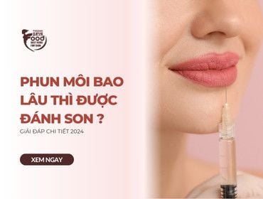 Phun môi bao lâu thì được đánh son? Giải đáp CHI TIẾT 2024