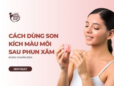 Cách dùng son kích màu môi sau phun xăm ĐÚNG CHUẨN 2024