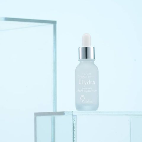 Review Dưỡng Ẩm 9 Wishes Hydra Glowing Deep Hydration Ampule