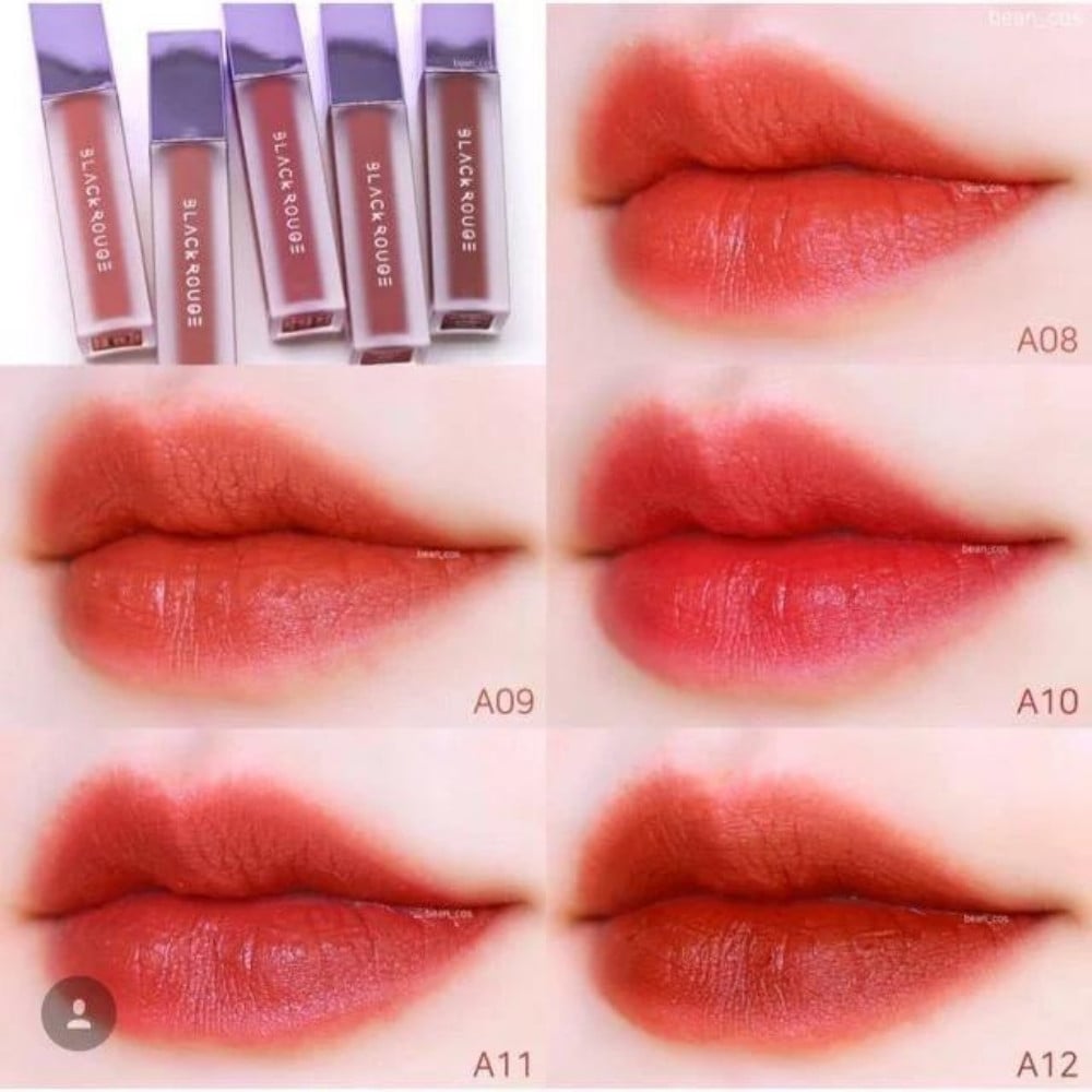 25.5 - thegioiskinfood - Bảng màu son Black Rouge Air Fit Velvet Tint Ver 2