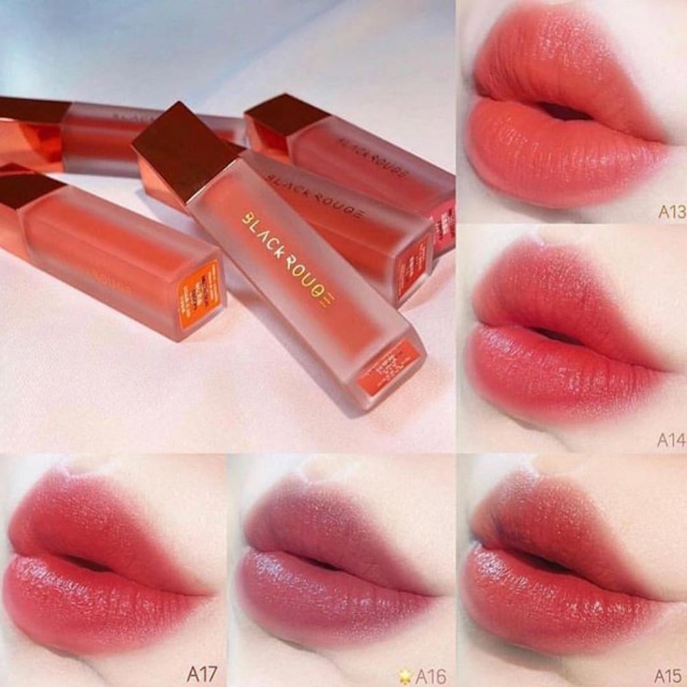 25.7 - thegioiskinfood - Bảng màu son Black Rouge Air Fit Velvet Tint Ver 3