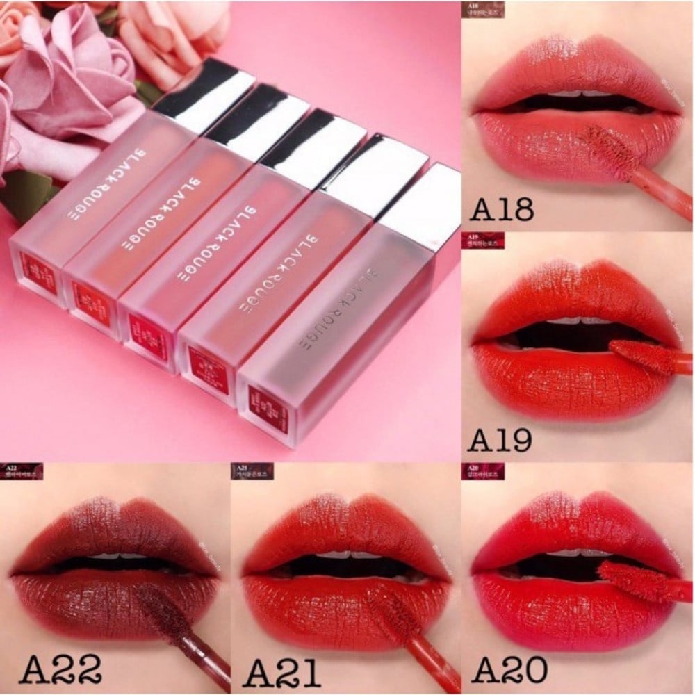 25.9 - thegioiskinfood - Bảng màu son Black Rouge Air Fit Velvet Tint Ver 4