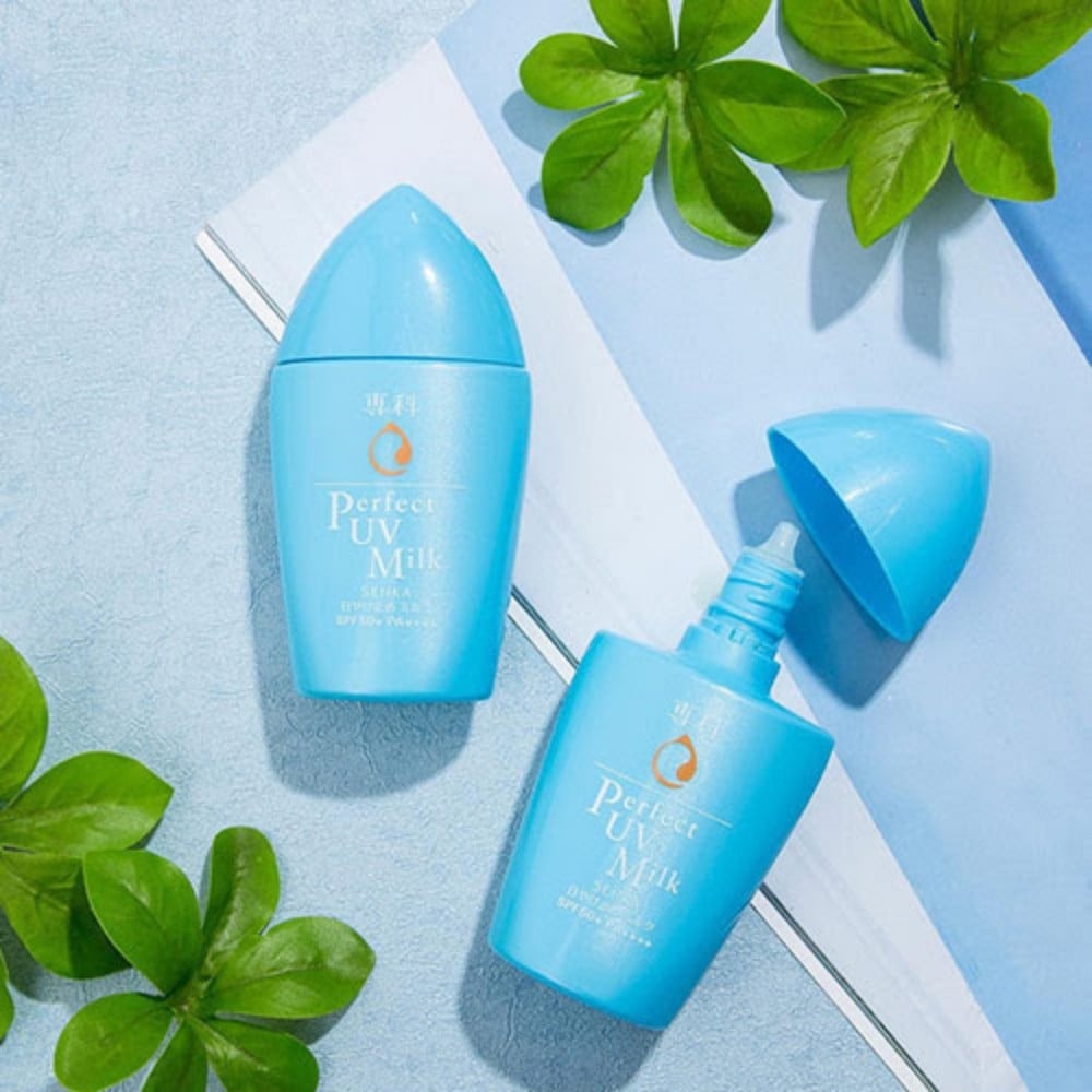 5.3.7 - thegioiskinfood.com - Sữa chống nắng Senka Perfect UV Milk Dưỡng Ẩm SPF50/PA++++ 40ml