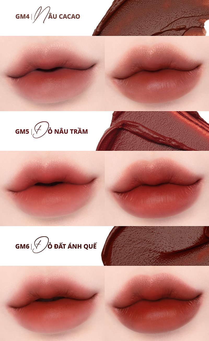 [Lucky Bag - Túi Mù Bí Ẩn][Mery Glam Vỏ Bạc] Son Kem Lì Mềm Mịn, Lâu Trôi Merzy The Glam Mellow Tint 4g