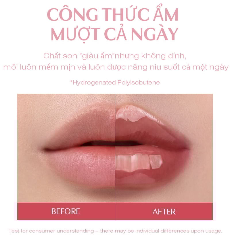 thegioiskinfood.com - Son Bóng Dạng Gel Căng Mọng 3CE Drop Glow Gel