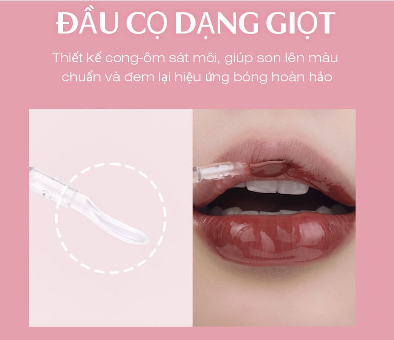 thegioiskinfood.com - Son Bóng Dạng Gel Căng Mọng 3CE Drop Glow Gel