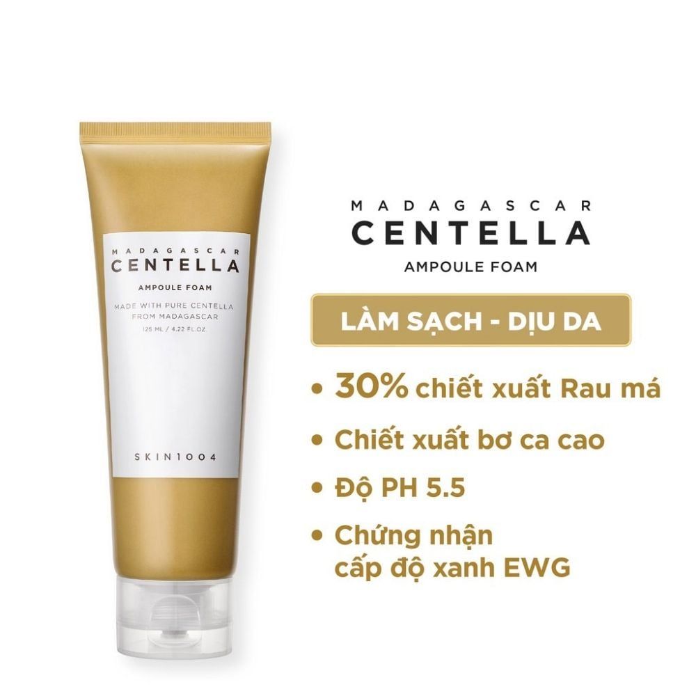 Sữa rửa mặt Skin 1004 Madagascar Centella Ampoule Foam