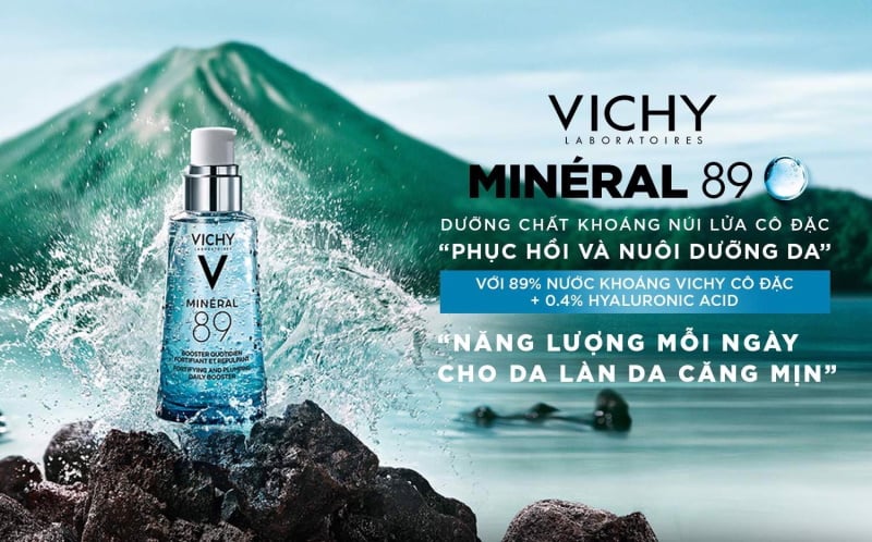 Serum Vichy Dưỡng Chất Khoáng Cô Đặc Vichy Mineral 89 Skin Fortifying Daily Booster