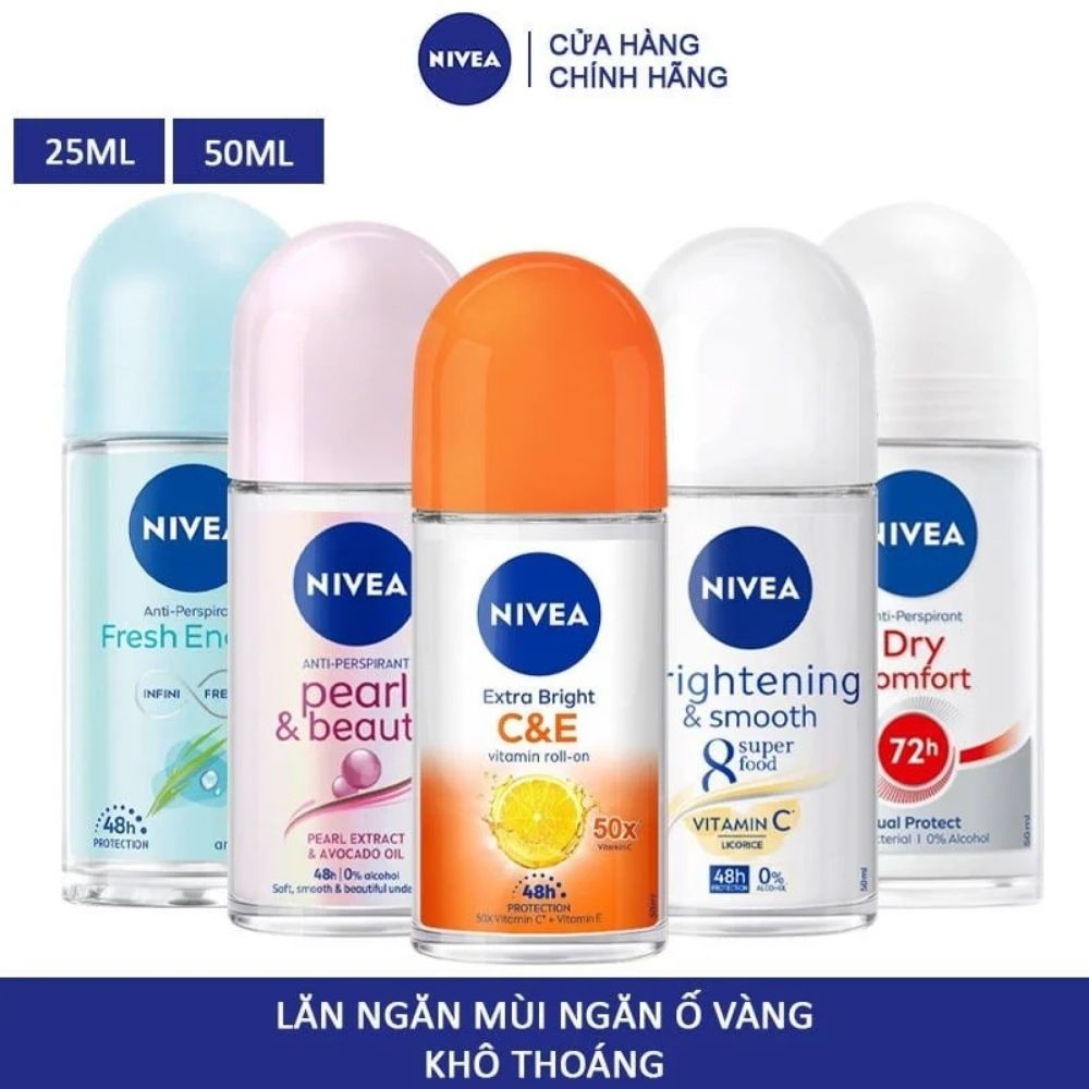 Lăn Khử Mùi Nivea Anti-Perspirant Roll On