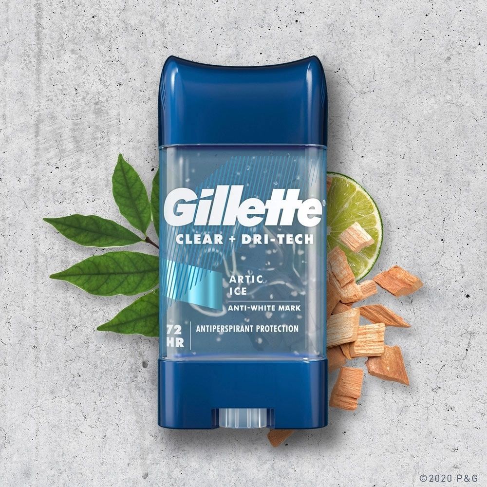 Lăn khử mùi Gillette Clear + Dri-Tech Anti-Perspirant