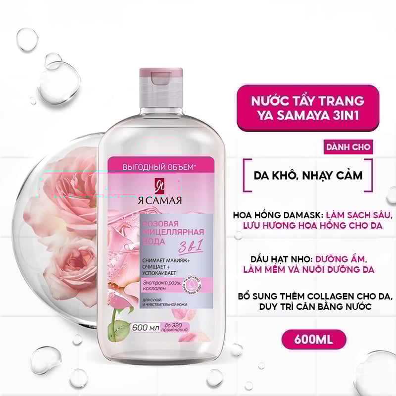 thegioiskinfood.com - Nước Tẩy Trang Ya Samaya Micellar Water