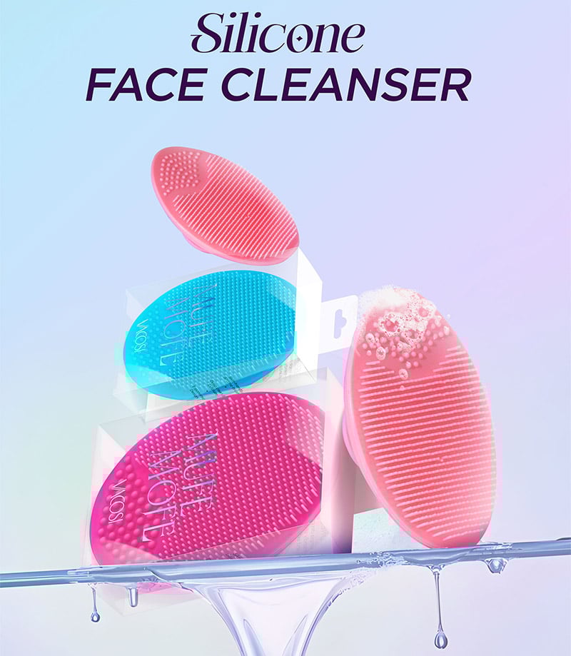 thegioiskinfood.com - Miếng Rửa Mặt Đa Năng, Làm Sạch Da Vacosi Silicone Cleanser
