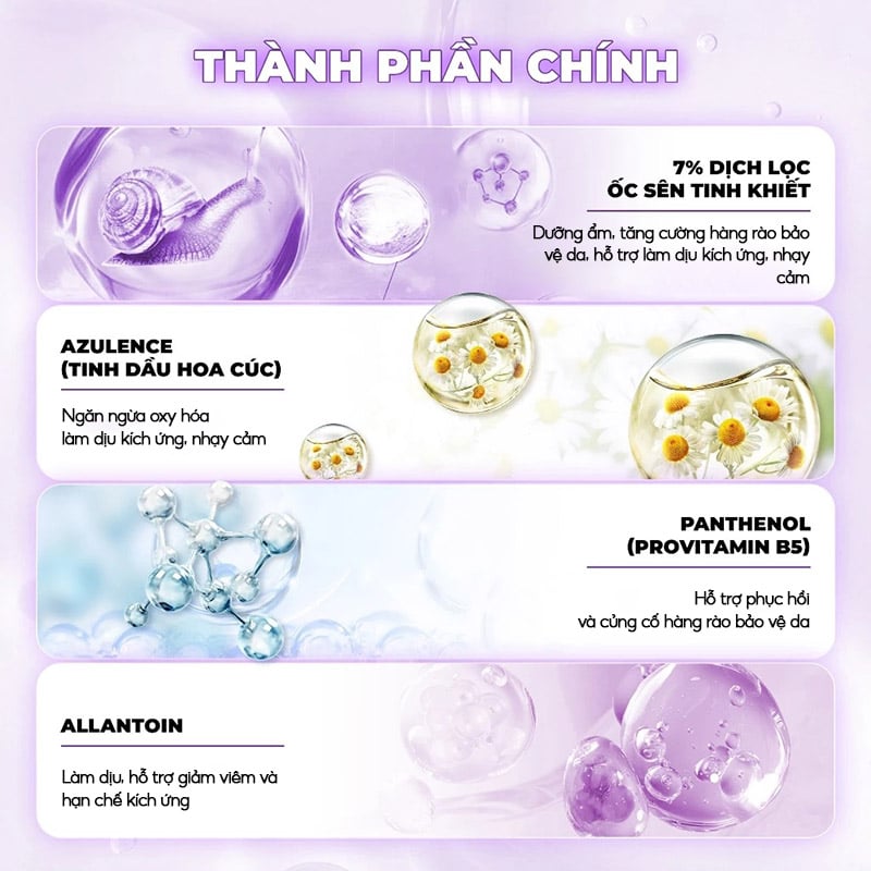 thegioiskinfood.com - Sữa Rửa Mặt Tiam Ốc Sên Làm Dịu, Hỗ Trợ Phục Hồi Da Snail & Azulene Low pH Cleanser 200ml