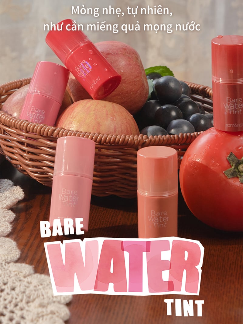 thegioiskinfood.com - Son Tint Romand Lâu Trôi, Căng Mọng Bare Water Tint
