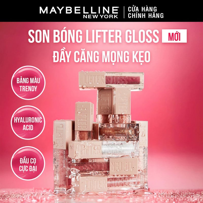 thegioiskinfood.com - Son Bóng Cho Môi Căng Mọng Maybelline New York Lifter Gloss - Lip Gloss 5.4ml