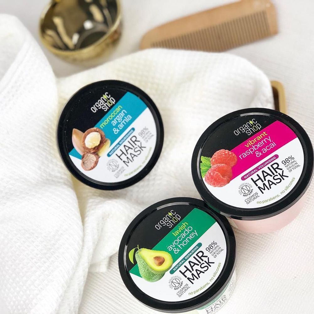 Mặt Nạ Hấp Tóc Organic Shop Natural Hair Mask 250ml – THẾ GIỚI SKINFOOD