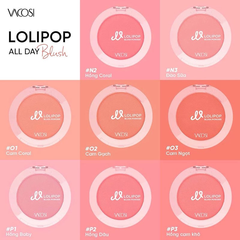 thegioiskinfood.com - Phấn Má Hồng Vacosi Lolipop All Day Blush