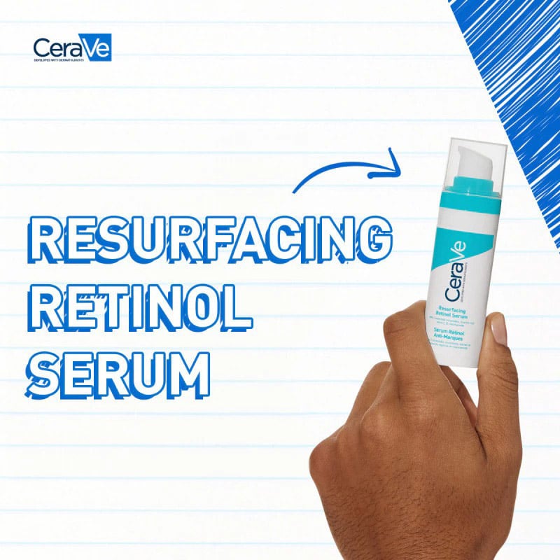 thegioiskinfood.com - Serum Cerave Giúp Hỗ Trợ Mờ Thâm Mụn Resurfacing Retinol Serum 30ml