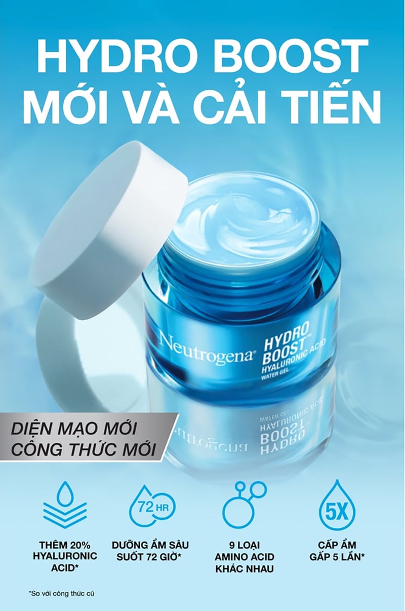 Kem Dưỡng Ẩm, Cấp Nước Neutrogena Hydro Boost Water Gel