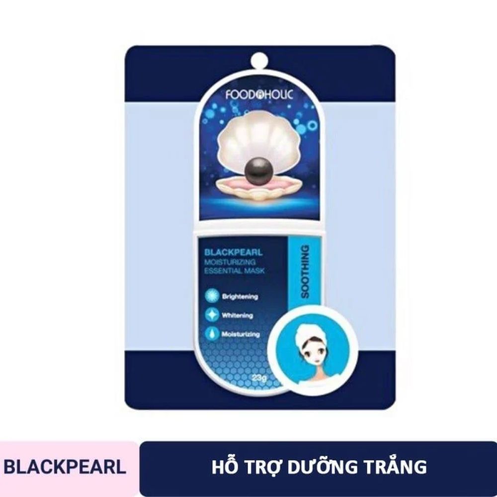 Foodaholic Blackpearl Moisturizing Essential Mask (1 miếng)