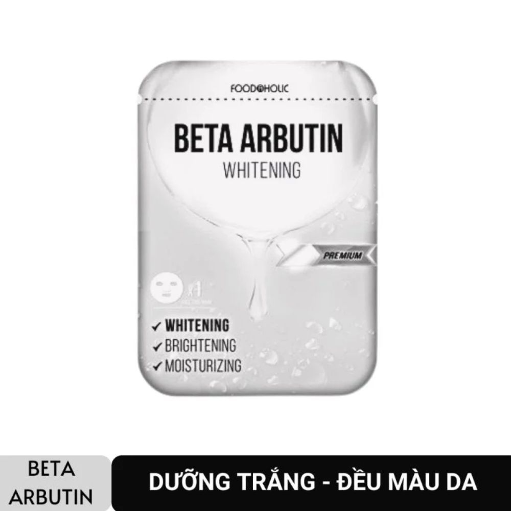 Foodaholic Mask Whitening #Beta Arbutin (1 miếng)