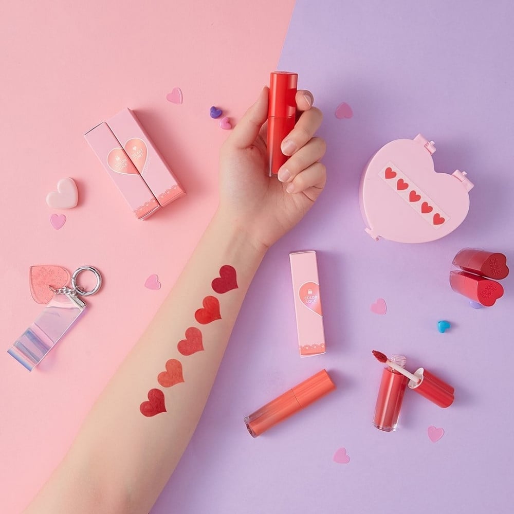 25.35 - thegioiskinfood - Son Black Rouge Color Lock Heart Tint
