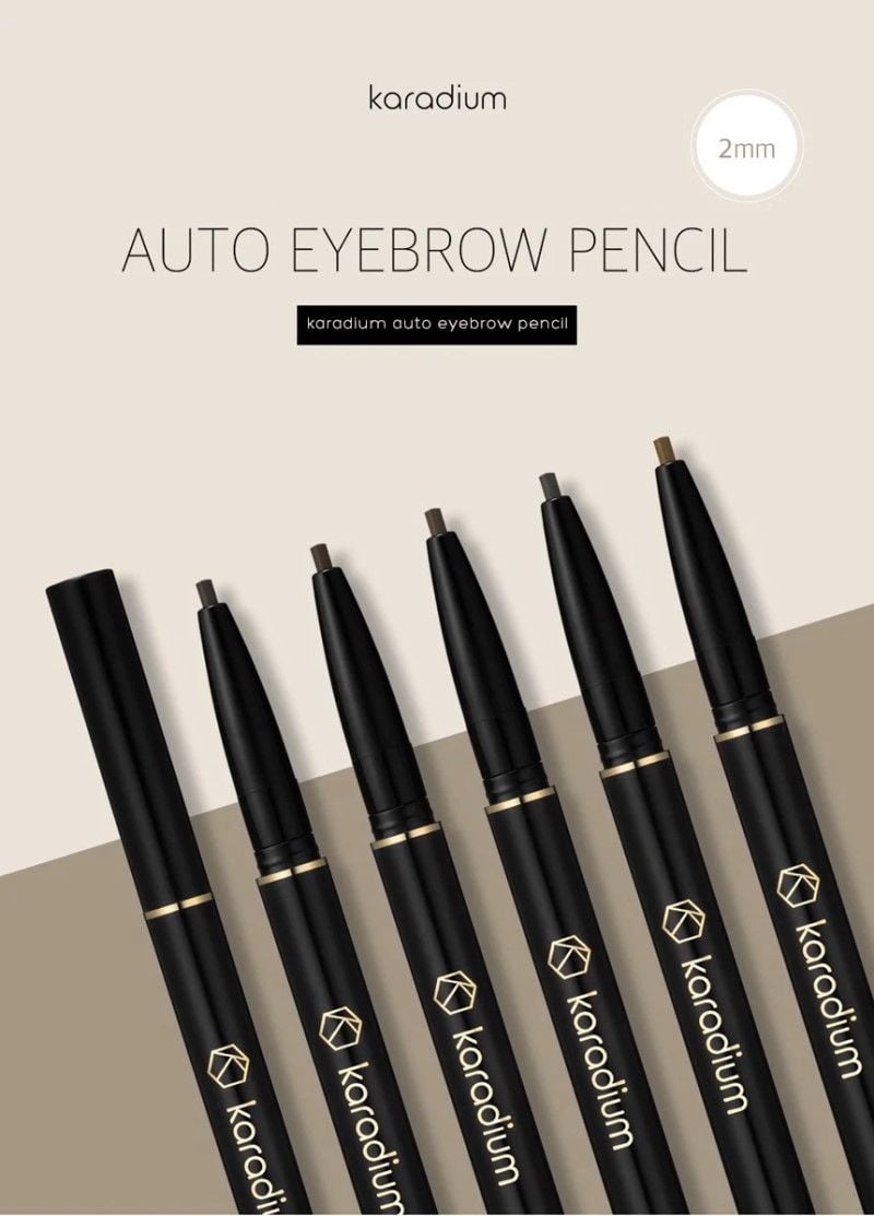 [5 MÀU] Chì Kẻ Mày Nét Mảnh, Lâu Trôi Karadium Auto Eyebrow Pencil 0.18g