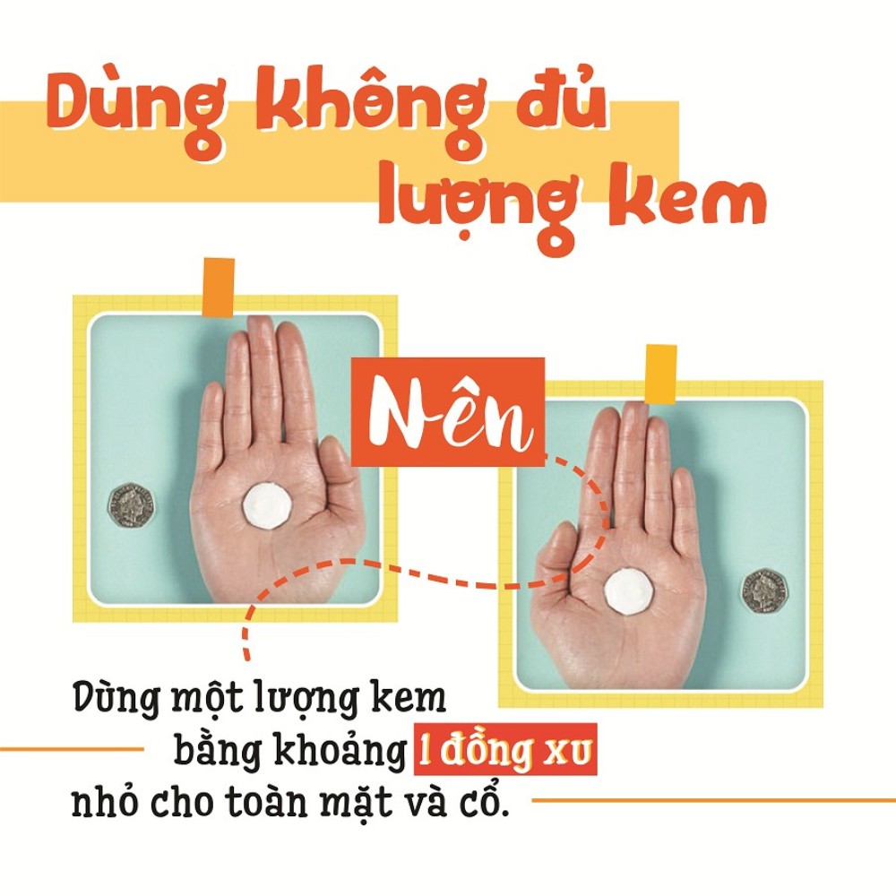 26.2 - thegioiskinfood.com - Liều lượng chuẩn cho kem chống nắng dạng bôi