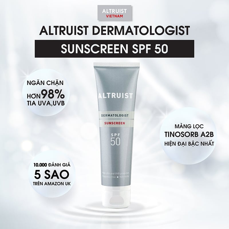 Kem Chống Nắng Altruist Dermatologist Sunscreen SPF50 100ml