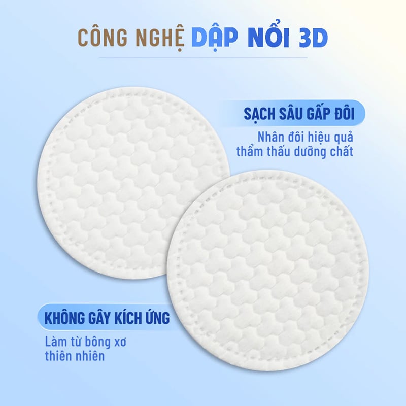 thegioiskinfood.com - Bông Làm Sạch Da Calla Tròn 3D