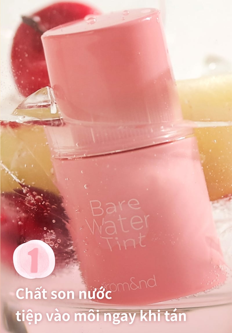 thegioiskinfood.com - Son Tint Romand Lâu Trôi, Căng Mọng Bare Water Tint