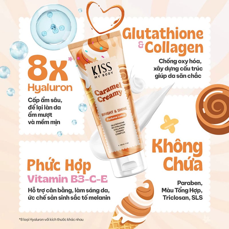 thegioiskinfood.com - Sữa Dưỡng Trắng Da Toàn Thân Hương Nước Hoa Kiss My Body Bright & Shine Perfume Lotion