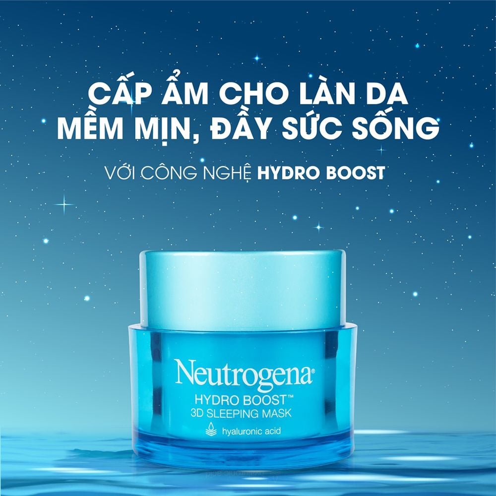 Mặt Nạ Ngủ Cấp Nước Neutrogena Hydro Boost Hyaluronic Acid Night Cream –  THẾ GIỚI SKINFOOD