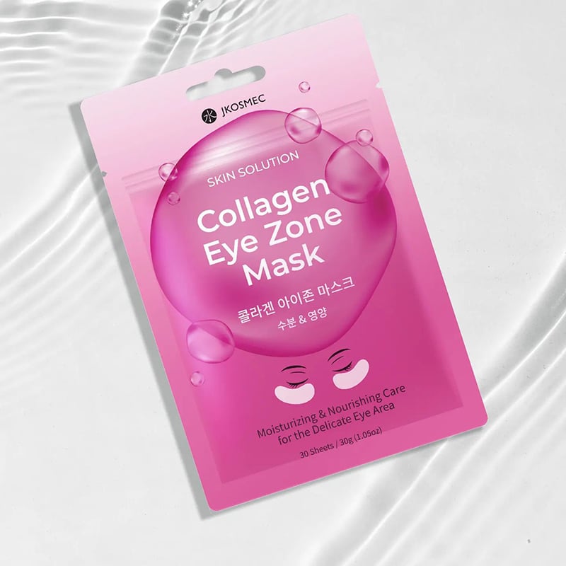 Mặt Nạ Mắt Cấp Ẩm, Làm Sáng, Cải Thiện Quầng Thâm Mắt Jkosmec Skin Solution Collagen Eye Zone Mask