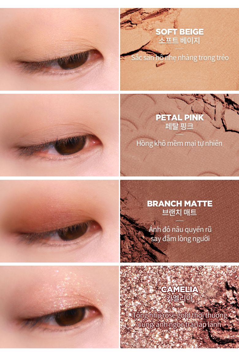 Phấn Mắt 4 Ô Merzy The Heritage Shadow Palette